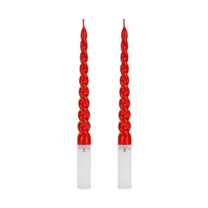 2 Bougies coniques Pere Noel SWIE1