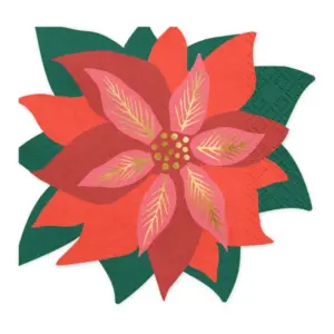 20 Serviettes etoile rouge de Bethleem SPK19