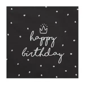 20 serviettes Happy birthday SP33 15 010