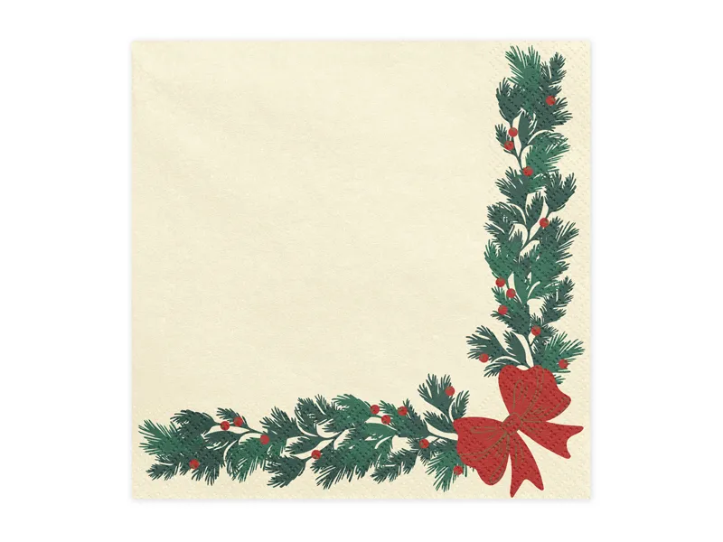 20 serviettes noel