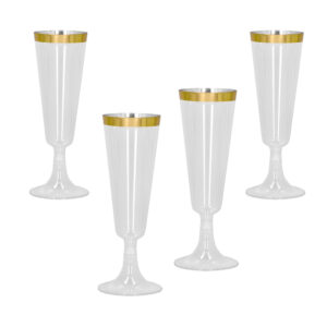 4 Flutes en plastique 13493