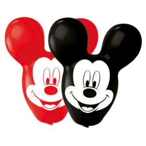 4 ballons Mickey avec oreilles 56 cm 9903667