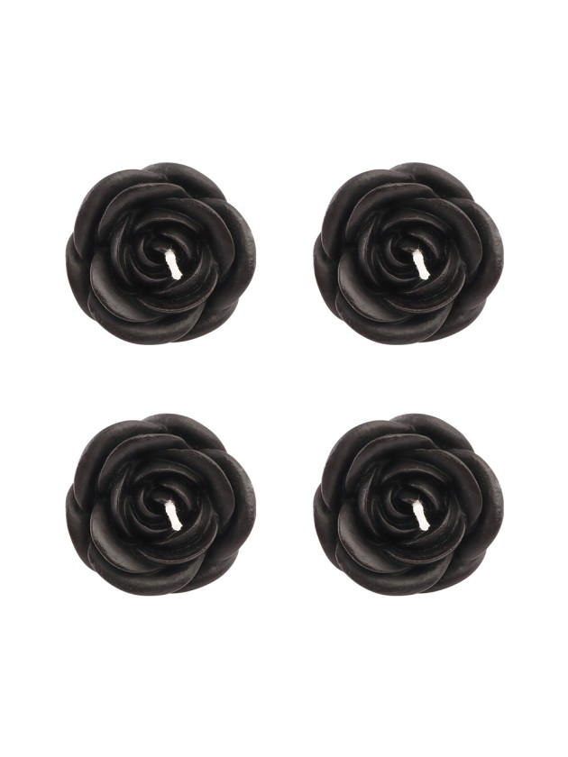 4 bougies noires