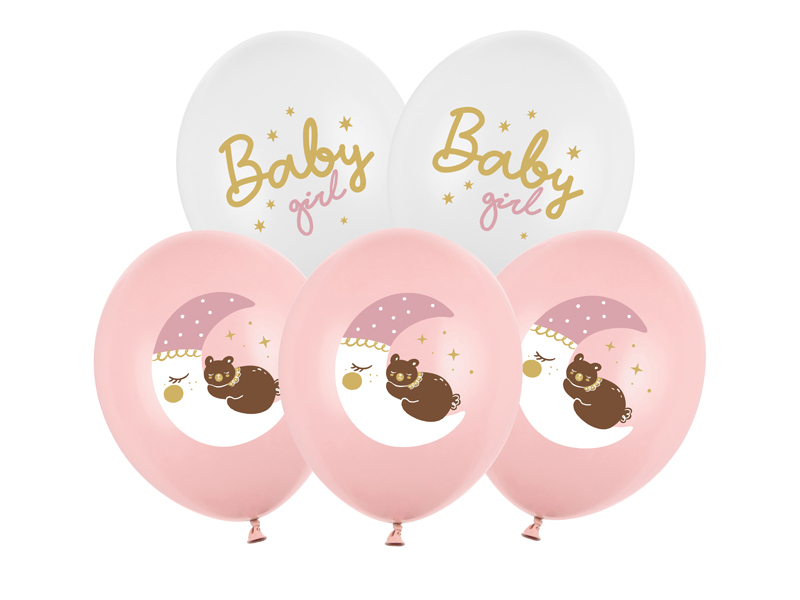 5 Ballons de 30 cm Baby girl SB14P 337 000 6
