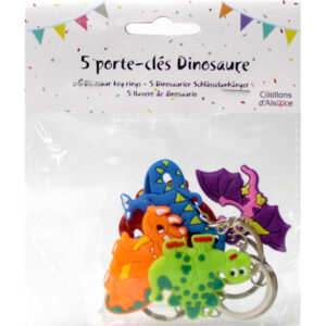 5 porte cles dinosaure 42820