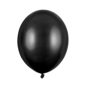 50 ballons Noir metallique SB14M 010 50