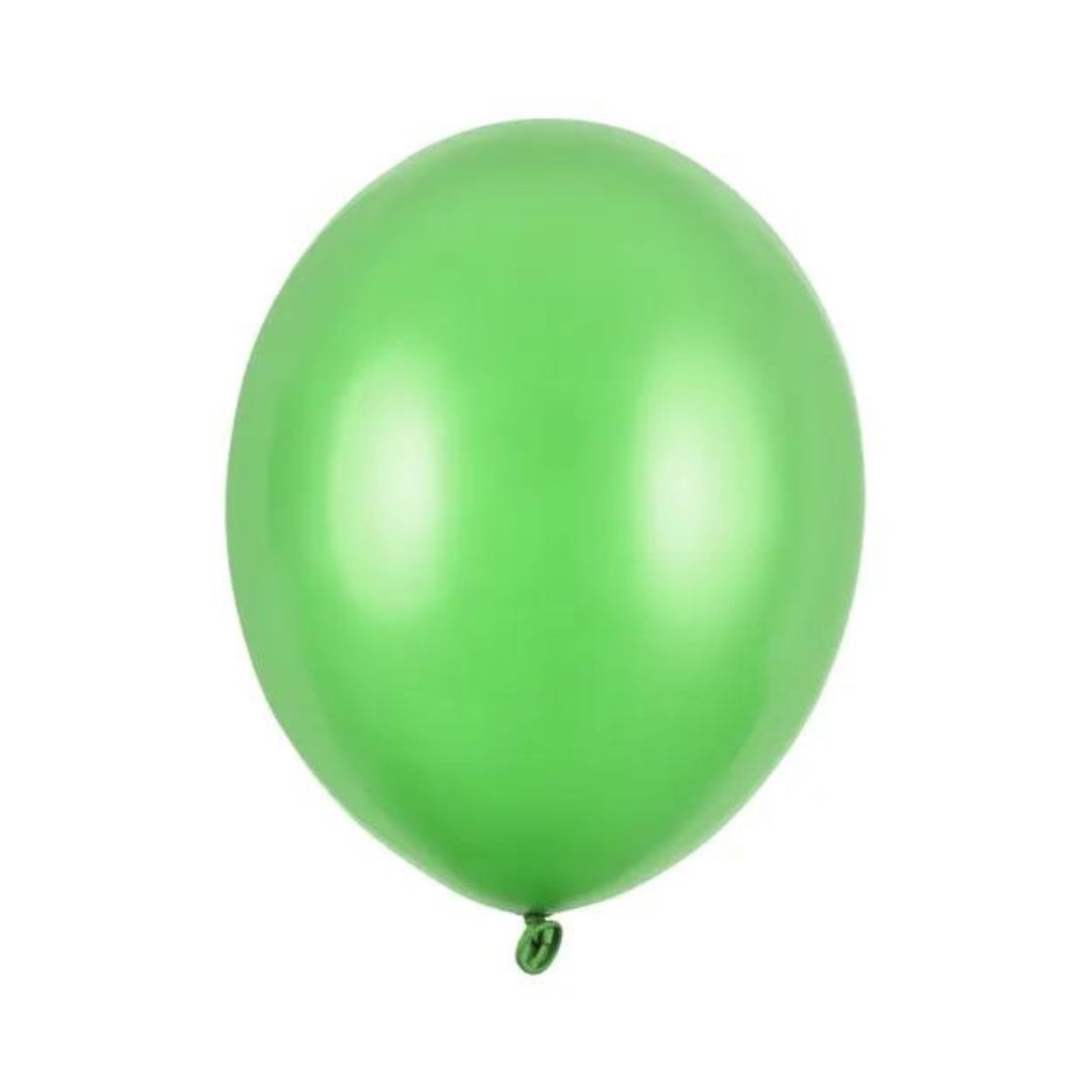 50 ballons Vert brillant metallique SB14M 102J 50
