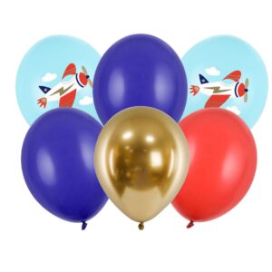 6 Ballons 30 cm Ballons Theme Avion SB14P 312 000 6