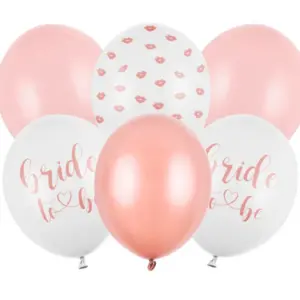 6 Ballons 30 cm Bride to be mix de couleur SB14P 328 000 6
