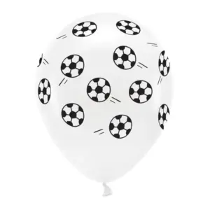 6 Ballons Foot en latex 36437N