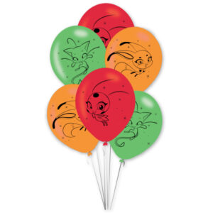 6 Ballons Miraculous 27 5 cm 9917072
