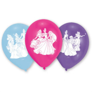 6 Ballons Princesses Disney 1