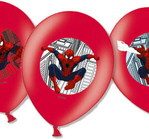 6 Ballons Spiderman 1