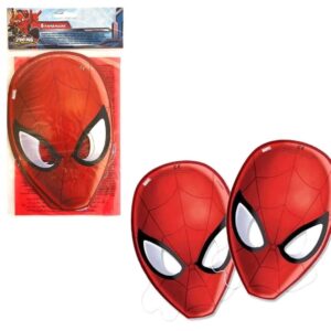 6 Masques papier Spiderman 51791