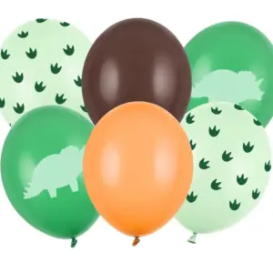 6 ballons dinosaure 30cm SB14P 335 000 6