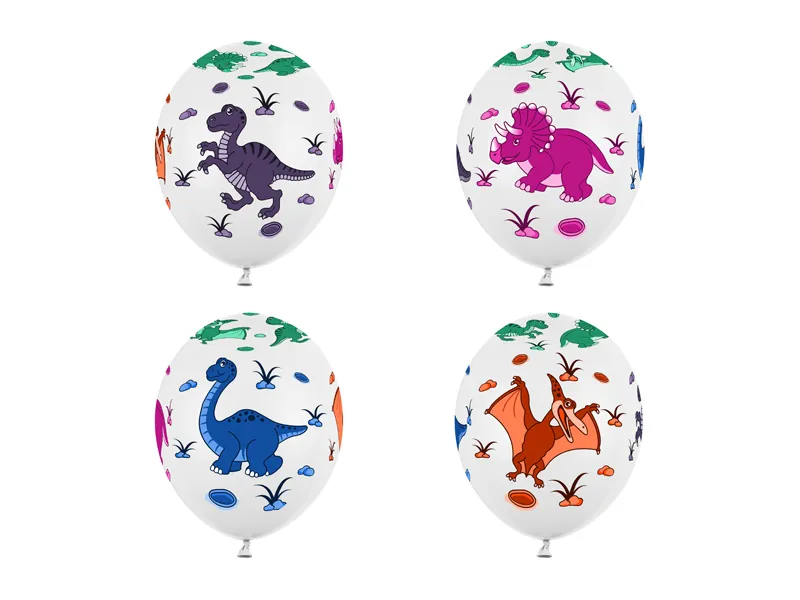 6 ballons dinosaure sb14p 159 008 6