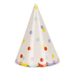 6 chapeaux confettis