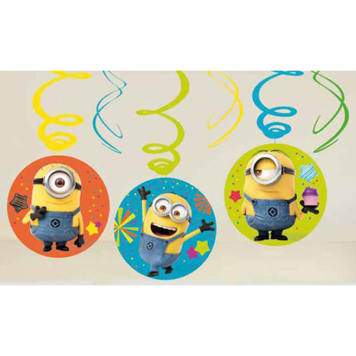6 decorations Anniversaire Les Minions