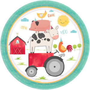 Assiettes Animaux de la Ferme