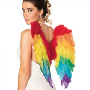 Ailes d ange pliees multicolores 52833