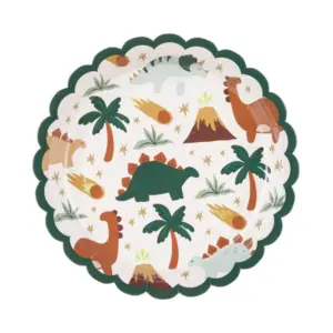 Assiettes Dinosaure 18 cm TPP85
