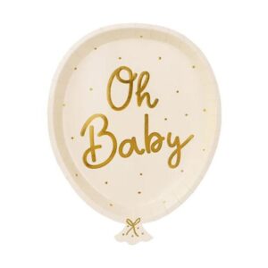 Assiettes d anniversaire Oh baby TPP79