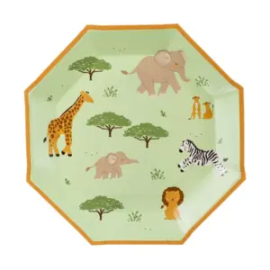 Assiettes jungle