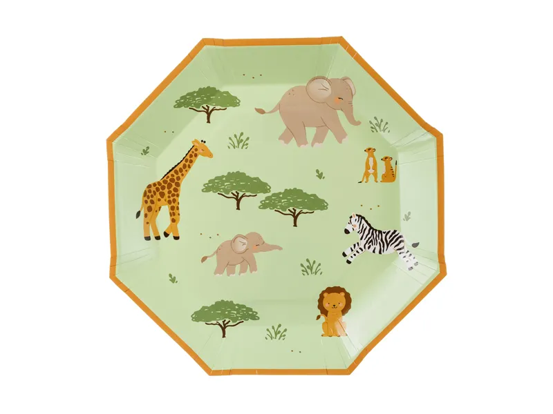 Assiettes jungle