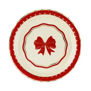 Assiettes rouges 1