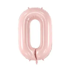 Ballon Chiffre 0 rose clair 72 cm FB230P 0 081J