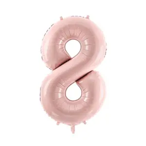 Ballon Chiffre 8 rose clair 72 cm FB230P 8 081J