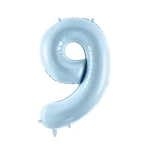 Ballon Chiffre 9 bleu clair 72 cm FB230P 9 001J