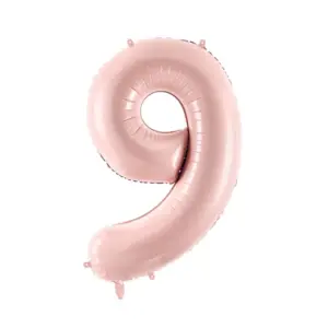 Ballon Chiffre 9 rose clair 72 cm FB230P 9 081J