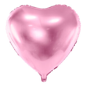 Ballon Hélium Métallisé rose clair 45 cm