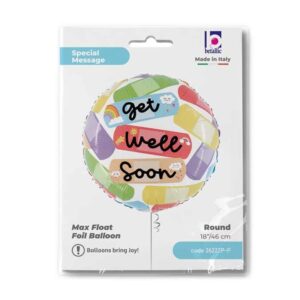 Ballon aluminium Get well soon 26222P P