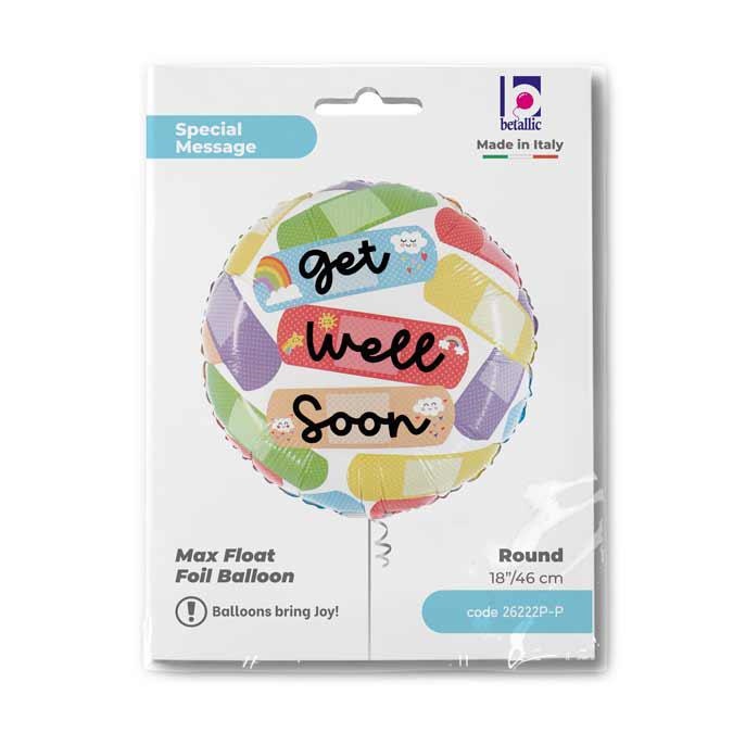 Ballon aluminium Get well soon 26222P P