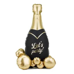 Ballon aluminium champagne
