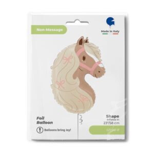 Ballon aluminium cheval