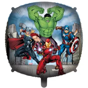 Ballon carre Avengers poids LAVE94994