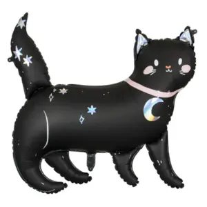 Ballon en aluminium chat halloween