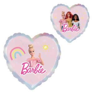 Ballon helium Barbie coeur 4341175