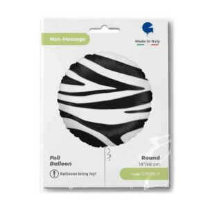 Ballon rond zebre G78086 P