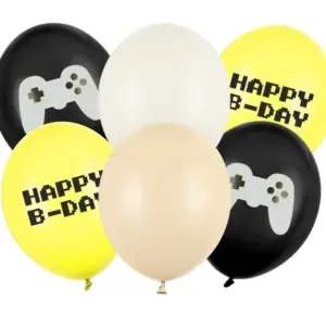 Ballons 30 cm Joyeux anniversaire Gaming SB14P 336 000 6
