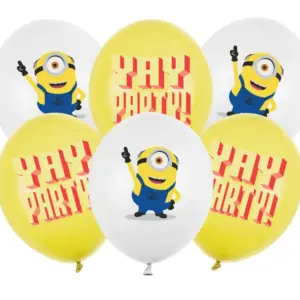 Ballons Minions 30 cm x 6