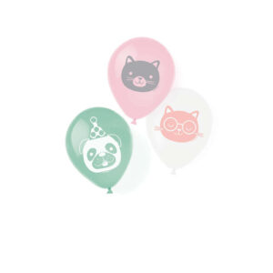 Ballons latex theme Chiens et Chats