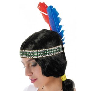 Bandeau d indien avec deux plumes 82 484791