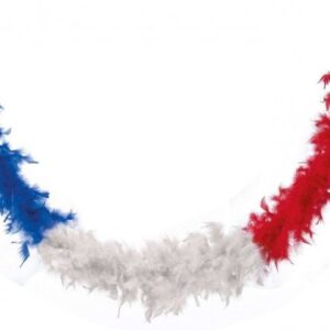 Boa en plumes rose fuchsia 1