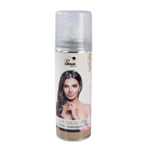 Bombe de paillettes pour cheveux multicolor