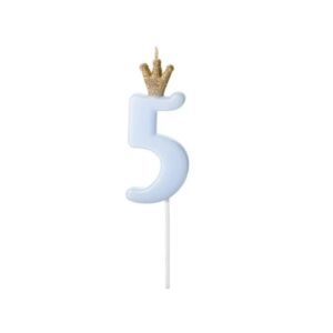 Bougie anniversaire chiffre 5