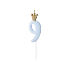 Bougie anniversaire chiffre 9